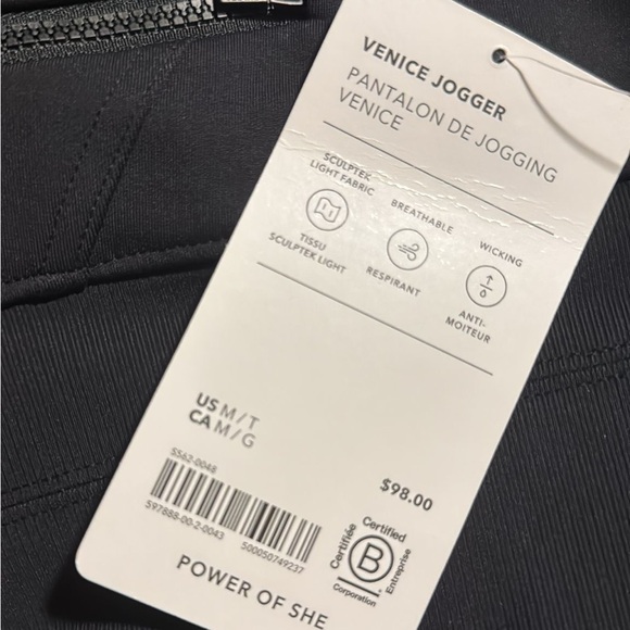 Athleta Venice HIGH RISE Jogger // Black #597888 - Picture 12 of 16